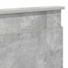 vidaXL Cadru de pat cu headboard Beton 180 x 200 cm Lemn de pin masiv