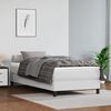 vidaXL Saltea cu arcuri buzunar, fermitate medie, alb, 90x200x20 cm, piele ecologică