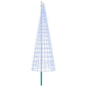 vidaXL Instalație brad de Crăciun cu țăruș și catarg 300 cm