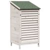 vidaXL Sălaș de grădină Alb 59,5 x 56 x 113,5 cm Lemn de Brad Solid