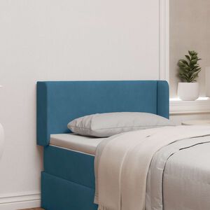 vidaXL Ureche pentru Tăblie albastru 40,5 x 40,5 x 4 cm Catifea