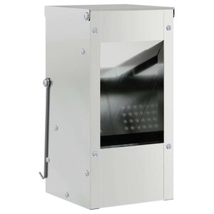 vidaXL Urmărire pentru iepuri Argintiu 12,5 x 12,5 x 25 cm