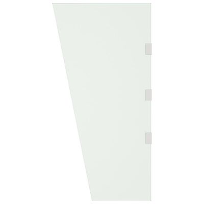 vidaXL Panouri laterale pentru copertine ușă 2 buc. transparent sticlă
