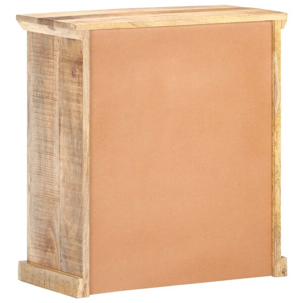 vidaXL Servantă, 65 x 32 x 70 cm, lemn de mango & trestie naturală