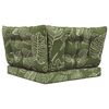 vidaXL Perna pentru canapea de exterior 3 pcs Design cu frunze