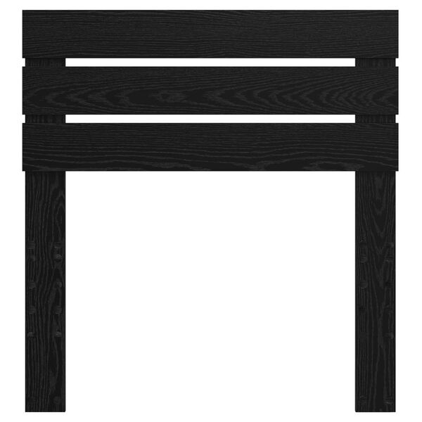 vidaXL Tăblie cap Stejar Negru 80 cm Lemn compozit