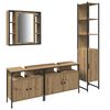 vidaXL Set de mobilier pentru baie 4 buc. Stejar Artizanal