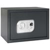 vidaXL Seif digital cu blocare Gri &icirc;nchis 35 x 25 x 25 cm Oțel