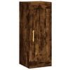 vidaXL Dulap de perete, stejar fumuriu, 34,5x34x90 cm, lemn prelucrat