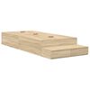 vidaXL Cadru de pat cu depozitare Stejar Sonoma 90 cm Lemn prelucrat