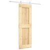 vidaXL Ușă glisantă 70 x 210 cm Lemn de Pin Solid (Nefinisat)