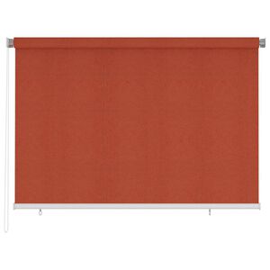 vidaXL Jaluzea tip rulou de exterior 225 (l) x 140 (&icirc;) cm, teracotă, HDPE