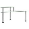 vidaXL Raft de bucătărie transparent, 49,5x35x19 cm, sticlă securizată