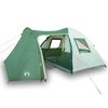 vidaXL Cort de camping cupolă pentru 6 persoane, verde, impermeabil