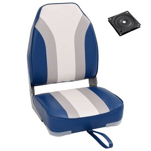 vidaXL Scaun pentru barcă, pliabil, spătar &icirc;nalt