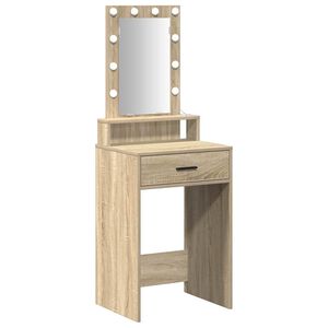vidaXL Masă de Machiaj Maro 50 x 41 x 140 cm Lemn prelucrat