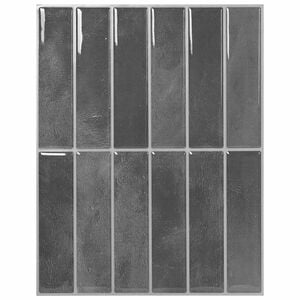 vidaXL Plăci dreptunghiulare 10 buc. Gri 29 x 23 x 0,08 cm