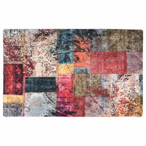vidaXL Covor lavabil, mozaic multicolor, 160x230 cm