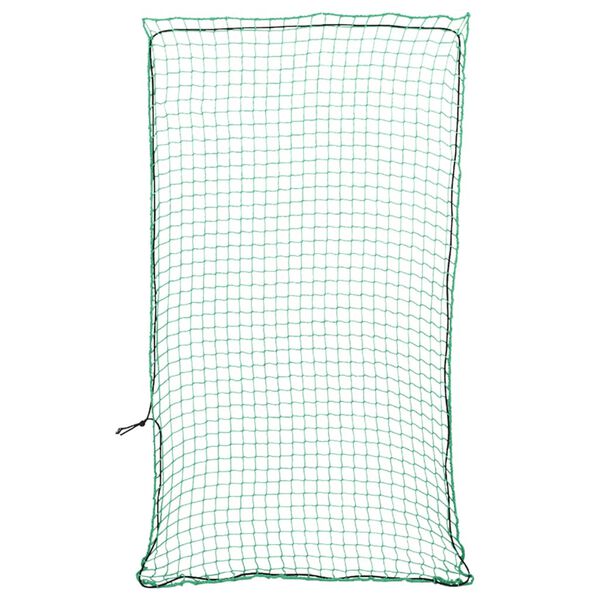 vidaXL Plasă de remorcă cu funie elastică, verde, 4,5x2,5 m, PP
