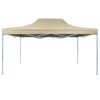 42511 vidaXL Foldable Tent Pop-Up 3x4,5 m Cream White