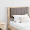 vidaXL Tăblie tapițată cu headboard Maro 150 cm Lemn de pin masiv