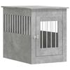 vidaXL Ladă pentru c&acirc;ini, gri beton, 55x80x68 cm, lemn compozit