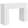 vidaXL Masă de cafea Alb foarte lucios 102 x 35 x 75 cm Lemn prelucrat