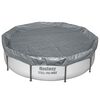 Bestway Husă pentru piscină &Oslash;3,05 m Rotund Poliester Gri