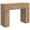 vidaXL Masă de cafea Stejar Artizanal 102 x 35 x 75 cm Lemn prelucrat