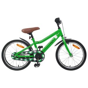vidaXL Bicicletă pentru Copii 18 Inci pentru 5-7 ani Verde