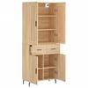 vidaXL Dulap &icirc;nalt, stejar sonoma, 69,5x34x180 cm, lemn compozit