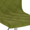 vidaXL Scaune de bucătărie pivotante, 2 buc., verde deschis, catifea