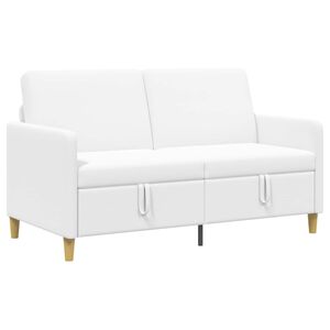 vidaXL Sofa cu Spațiu de Depozitare Alb 152 x 78 x 87 cm Poliester