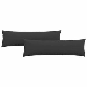 vidaXL Perne pentru canapea 2 pcs Negru 145 x 40 cm țesătură