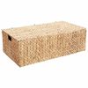vidaXL Cutie de depozitare natural 60 x 38 x 20 cm Zambilă de apă