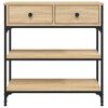 vidaXL Măsuță consolă, stejar sonoma, 72,5x25x75 cm, lemn prelucrat
