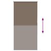 vidaXL Jaluzea cu role opace cafea 70x150 cm lățime material 65,7 cm