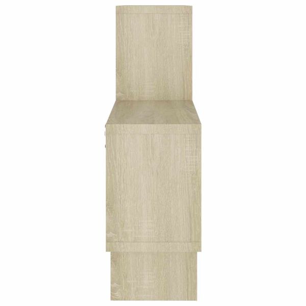 vidaXL Raft de perete în formă de mașină stejar sonoma 82x15x51cm PAL