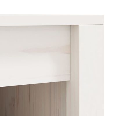 vidaXL Dulapuri de bucătărie de exterior, 2 buc., alb, lemn masiv pin