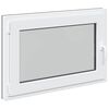 vidaXL Fereastră pentru subsol RISOR 90 x 50 cm PVC și Sticlă Antracit