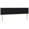 vidaXL Pat box spring cu saltea, negru, 180x200 cm, catifea