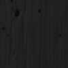 vidaXL Set mobilier grădină cu perne, 6 piese, negru, lemn masiv