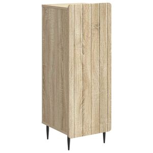 vidaXL Bufet Stejar Sonoma 34,5 x 33 x 92 cm Lemn prelucrat