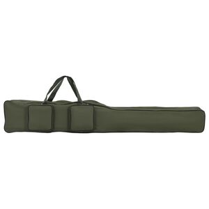 vidaXL Geantă pentru undiță, verde &icirc;nchis, 150 cm, țesătură oxford