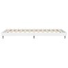 vidaXL Cadru de pat, alb, 75x190 cm, lemn prelucrat