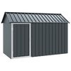 vidaXL Cușcă pentru păsări Antracit 215 x 112 x 141 cm Oțel Galvanizat
