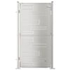 vidaXL Poartă de grădină 100x175 cm oțel inoxidabil