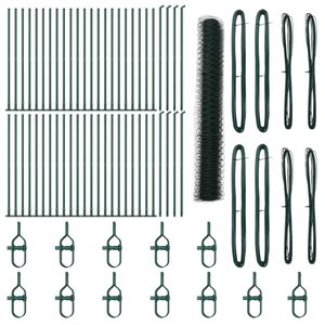 vidaXL St&acirc;lp de gard. Verde