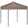 vidaXL Cort pliabil pentru petrecere, gri taupe, 2x2 m