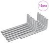 vidaXL Cheie Hexagonală 12 buc. Argintiu 22 x 66 mm Oțel